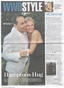 "Hamptons Hug" appeared in WWD on August 2, 2011.