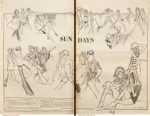 "Sun Days" appeared in WWD on August 12, 1968.