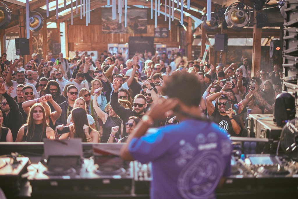 The scene at Caprices Gstaad music festival.